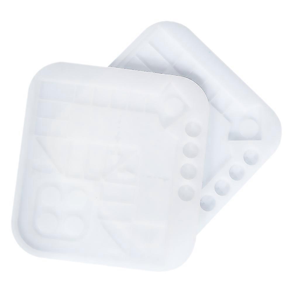 2Pcs Handcrafted Chess Molds Reusable Chess Board Molds Transparent Aeroplane Chess Molds