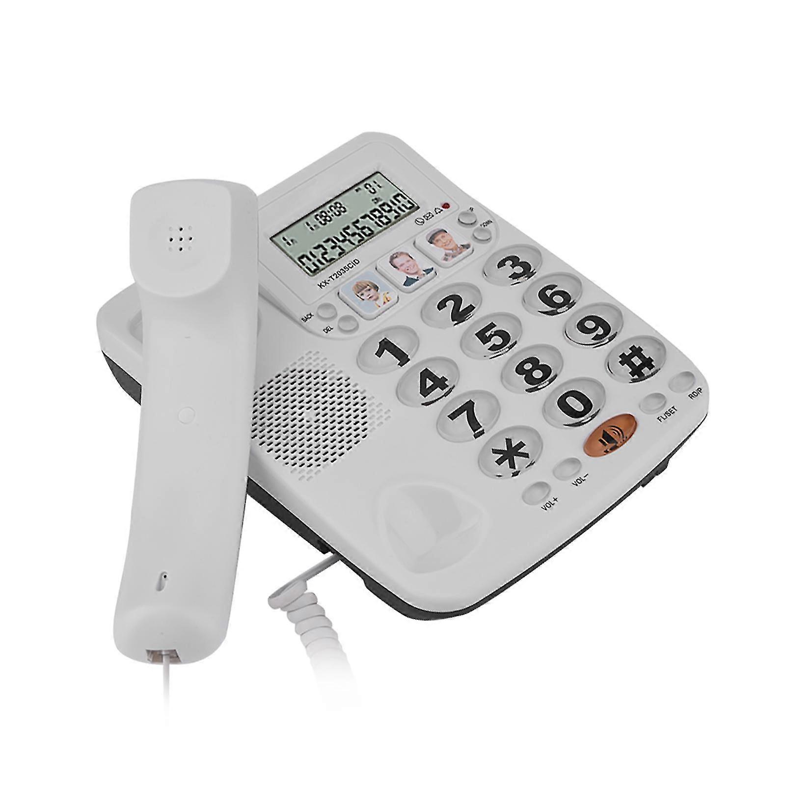 Corded Phone with Caller ID and Speakerphone for Home or Office with Speed Dial