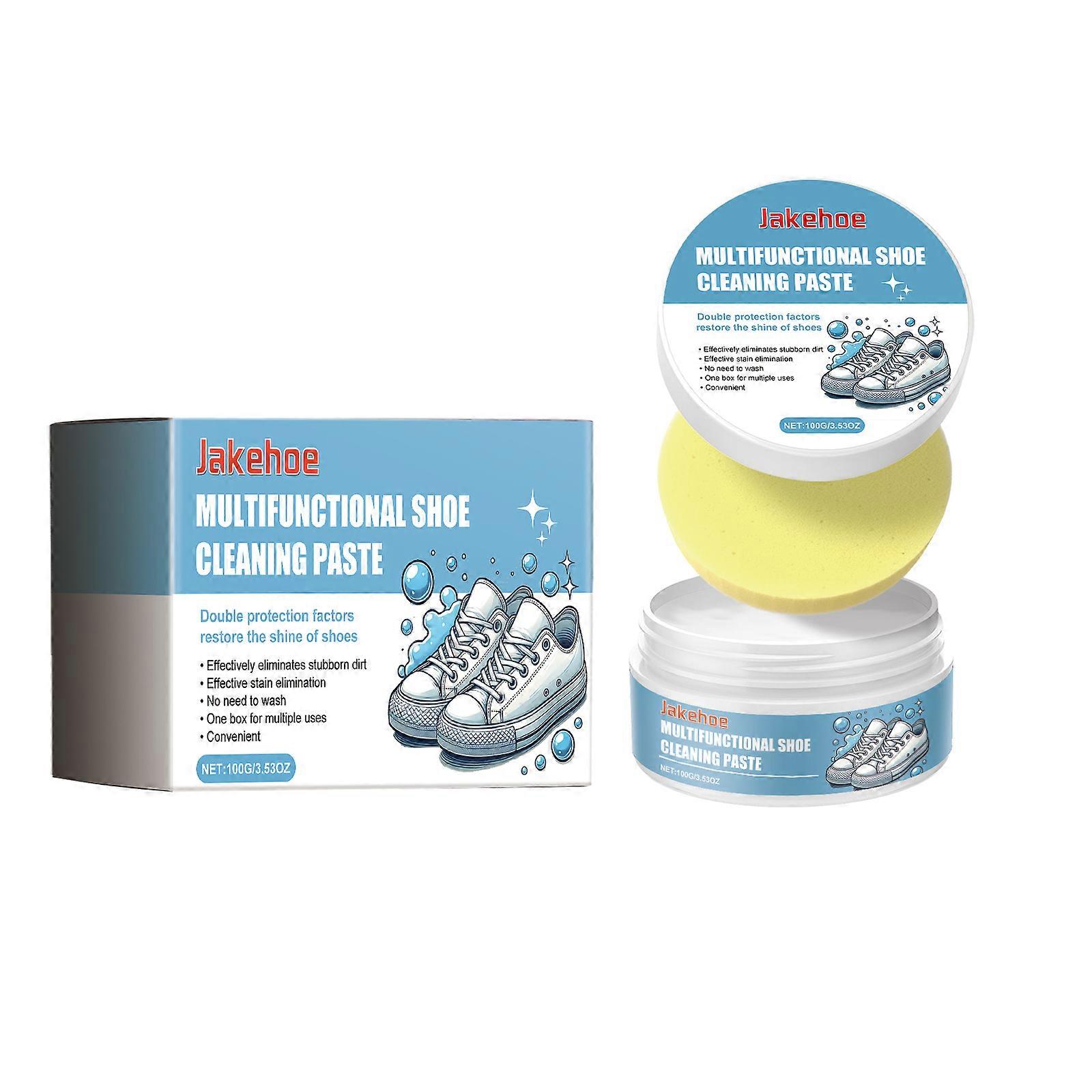 Multi-Functional Shoe Cleaning Cream for White Sneakers - Stain Remover & No-Wash Solution