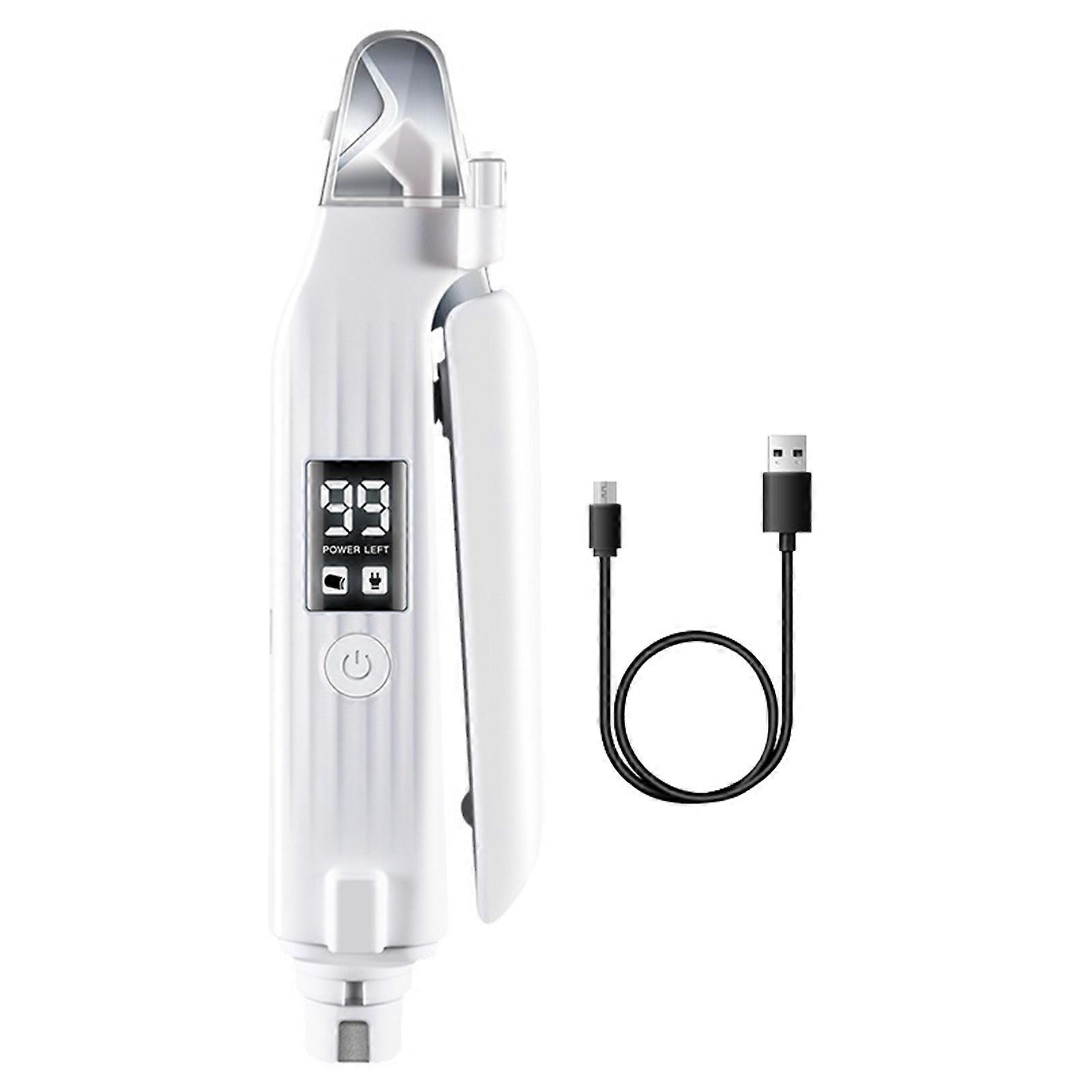 2-in-1 Pet Nail Grinder Clippers Rechargeable with LED Light for All Pet Sizes