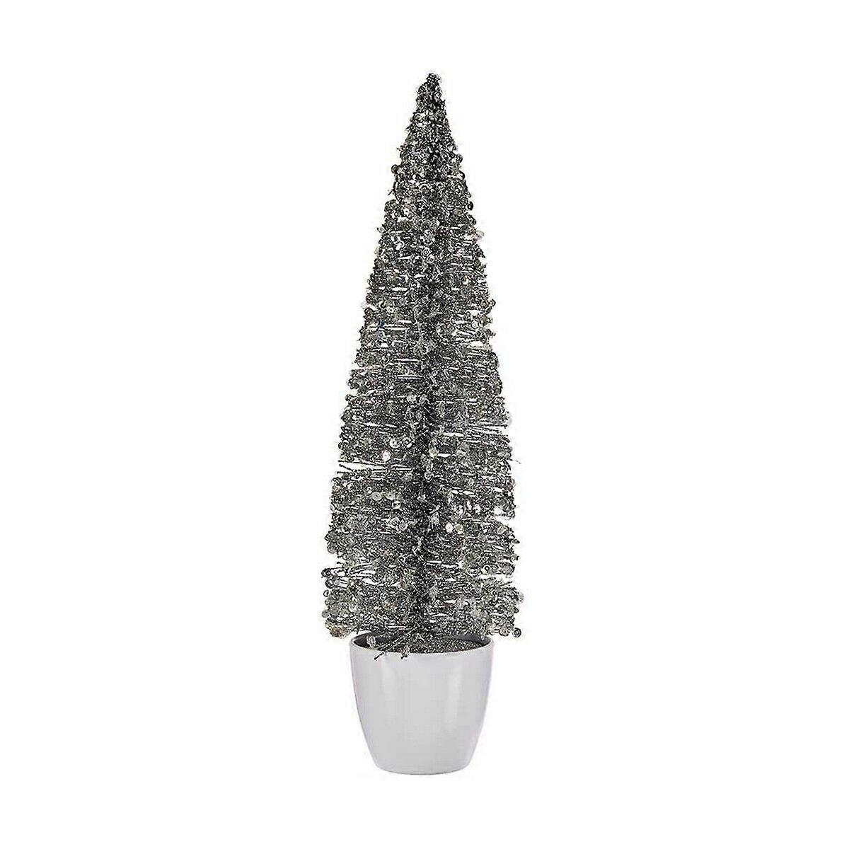 Christmas Tree Krist+ White Silver Plastic 10 x 38 x 10 cm