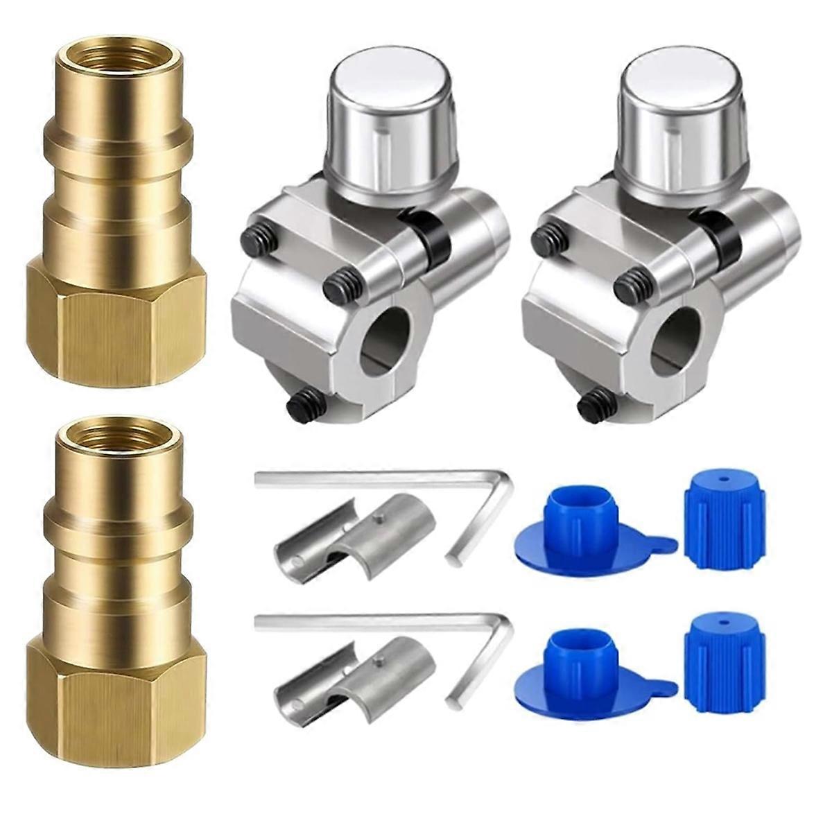 R134a Conversion Kits Air Conditioners Filling Valves Fittings Port Adapter Retrofits Quick Disconn