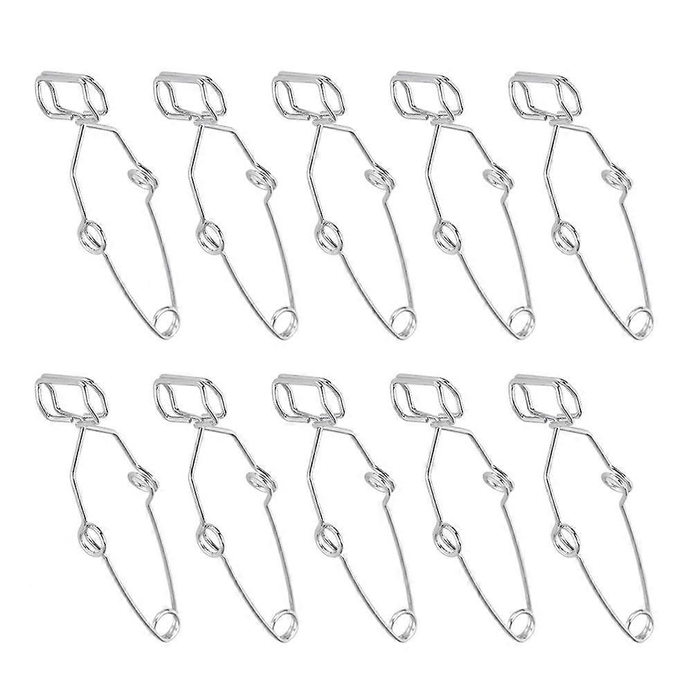 10Pcs Test Tube Clip Clamp Experiment Testing Holder Tool for Laboratory Large Size