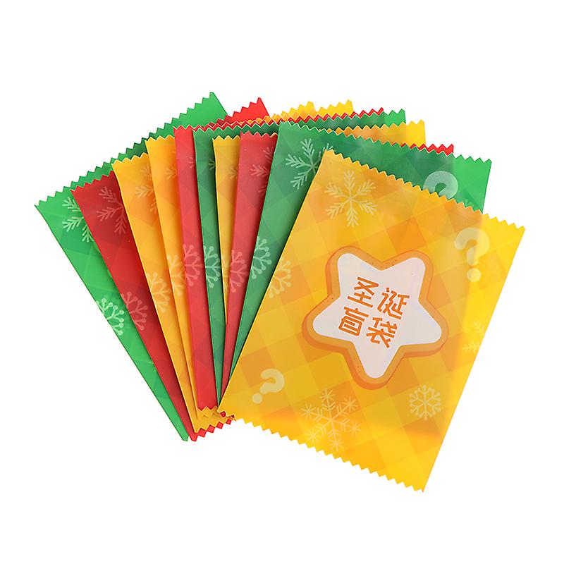 10pcs Dollhouse Christmas Blind Bag Lucky Blind Bag Empty Packaging Bag Candybag