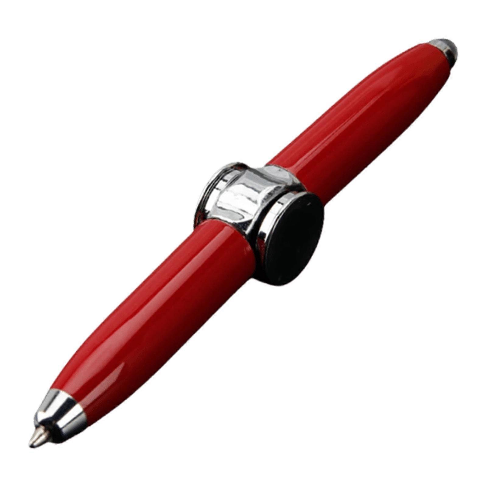 Stylo rotatif Red Fidget - Conception innovante pour une double fonction