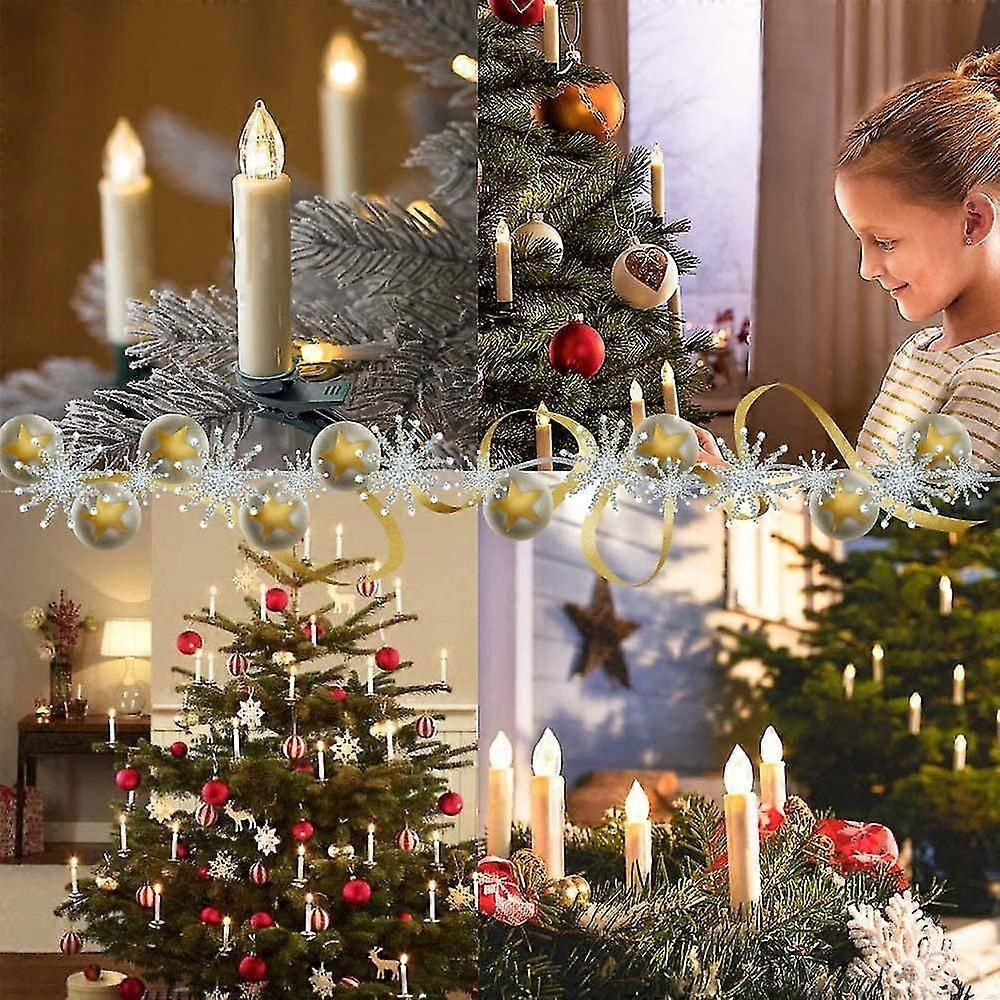 Flameless Led With Realistic Flickering Flames - Timing Function - Suitable For Christmas, Wedding, Dinner