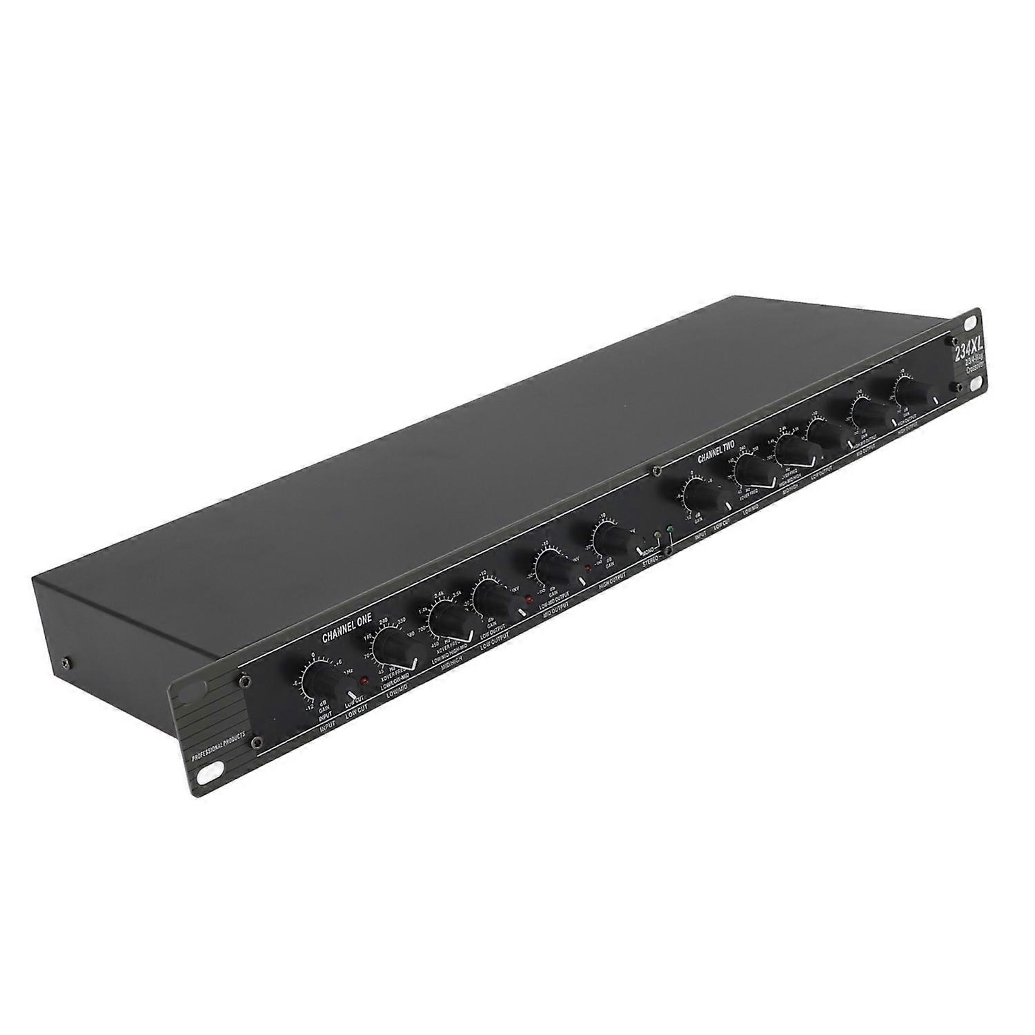 234XL Crossover Professional Stereo 2/3 Way Mono 4 Way Crossover for Outdoor Stage Performance US Pl