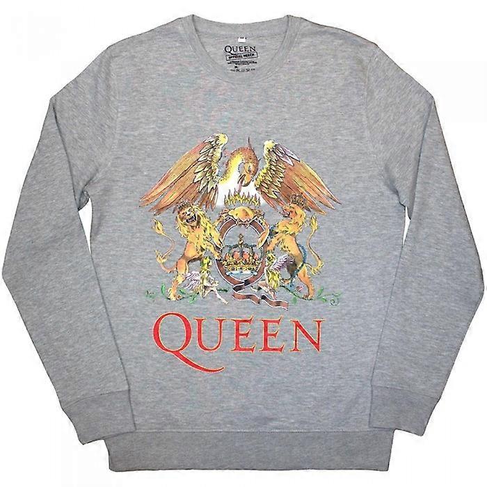 Queen Unisex Adult Classic Crest Sweatshirt