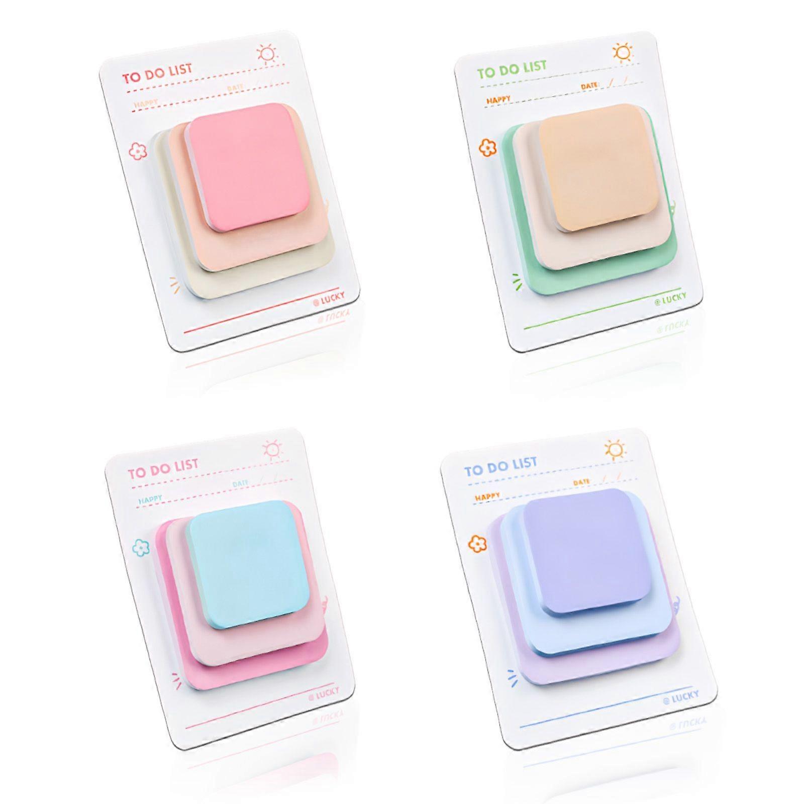 4 books/360 Diedie Le sticky notes - four styles