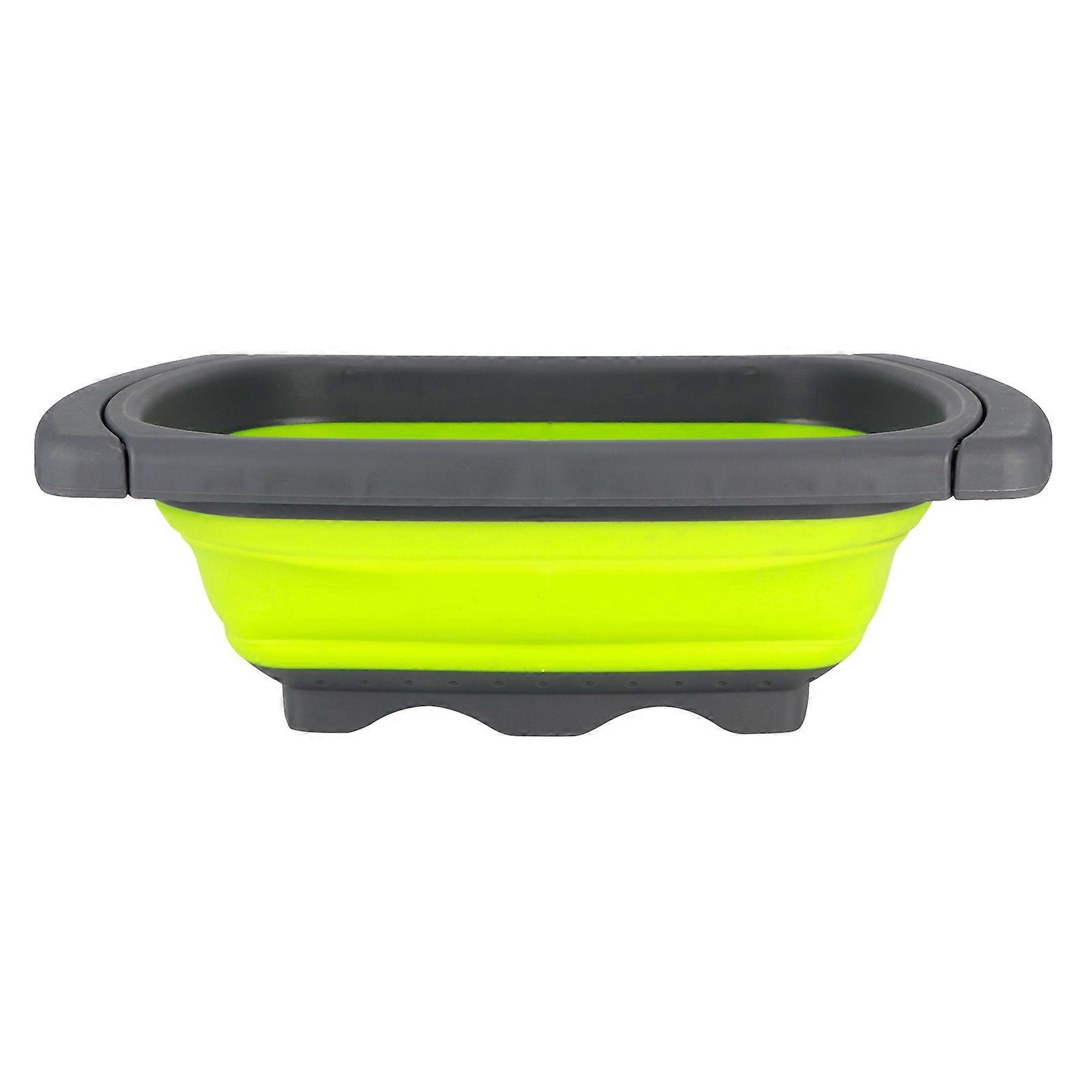 Fruits Vegetables Storage Basket Foldable Fruit Vegetable Washing Basket Strainer Draining Basket for Fruit Vegetable Fruits Vegetables Draining Baske