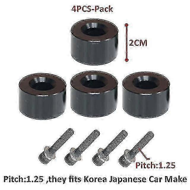 Jaycreer 4 قطع العالمي مقعد السيارة ارتفاع فاصل منصات لتعديل مقعد السيارة - المقاعد والمقاعد والاكسسوارات