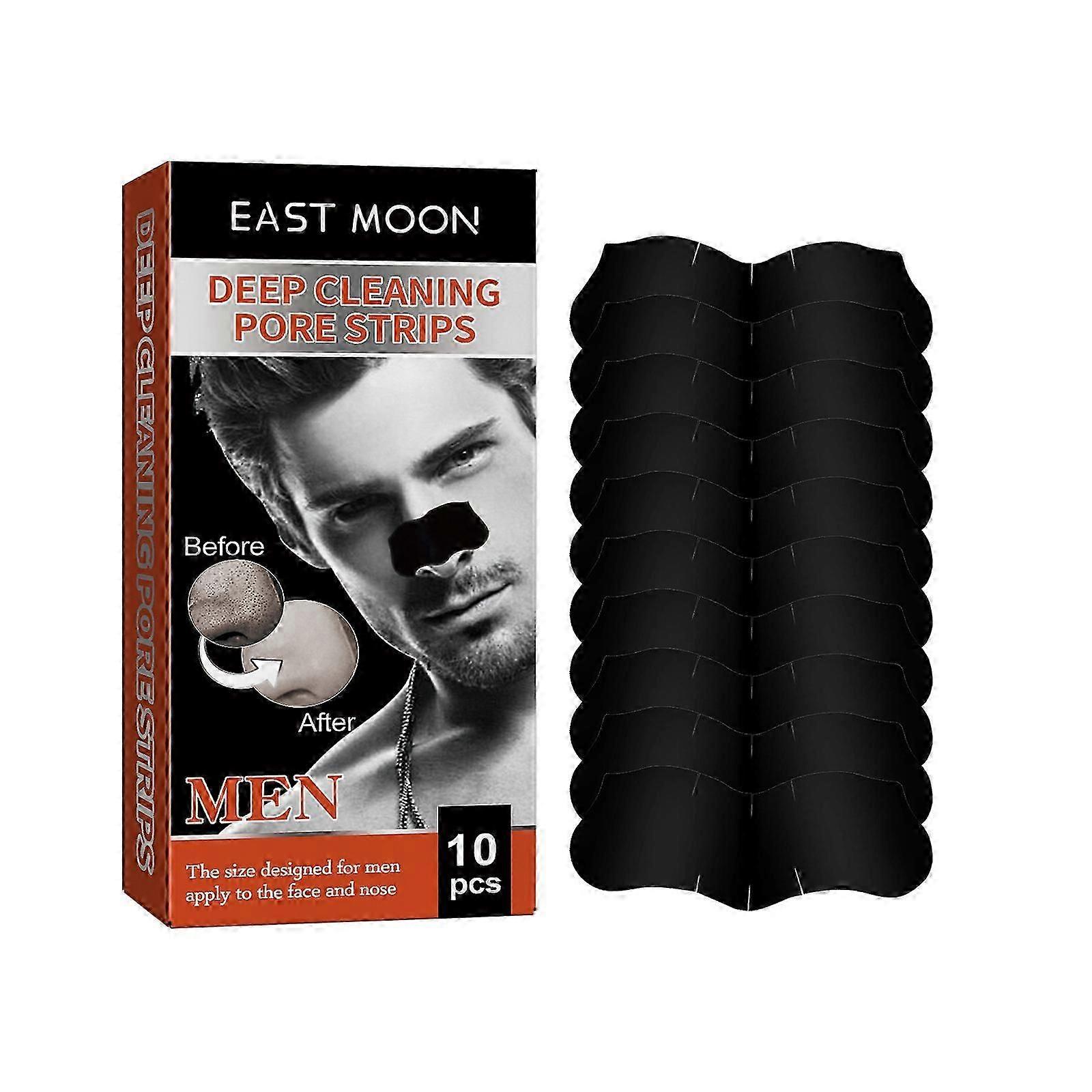 East Moon Hommes Points Noirs Patch Nez Acné Points Noirs Nettoyage Raffermissement Des Pores Rétrécissant Déchirant Nez Patch -