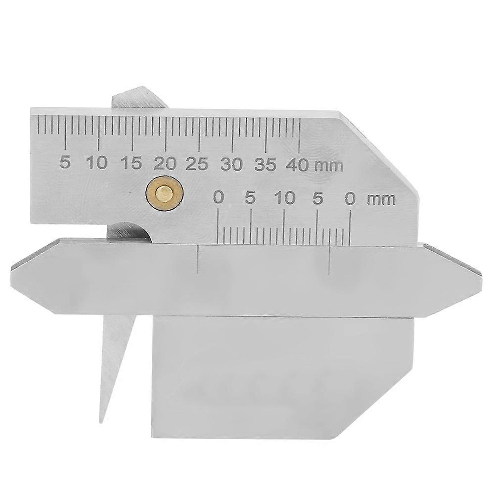 HJC45 Single Slide Welding Seam Gauge Bead Gage Pit Tools Stainless Steel Inspection Ruler