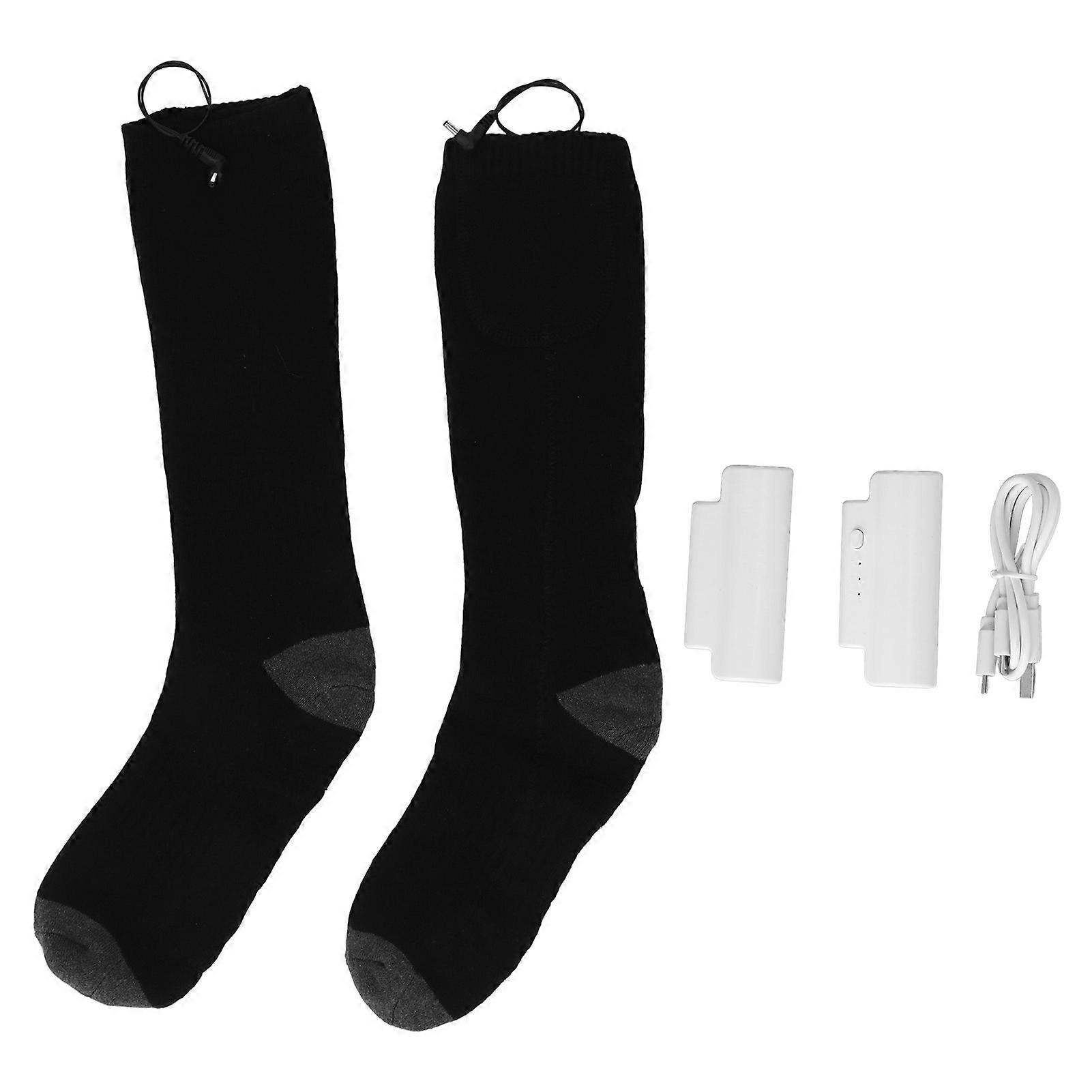 Electric Heated Socks, Rechargeable with 3 Temperature Settings