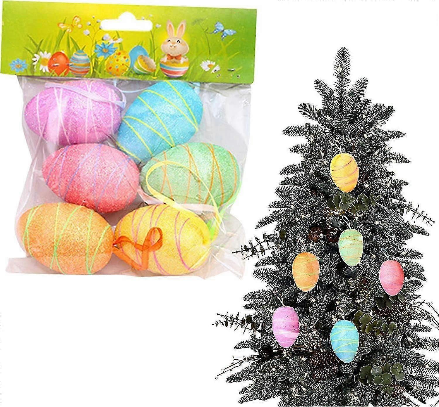 Easter Egg Ornaments, Colorful Easter Eggs Ornaments | Easter Egg