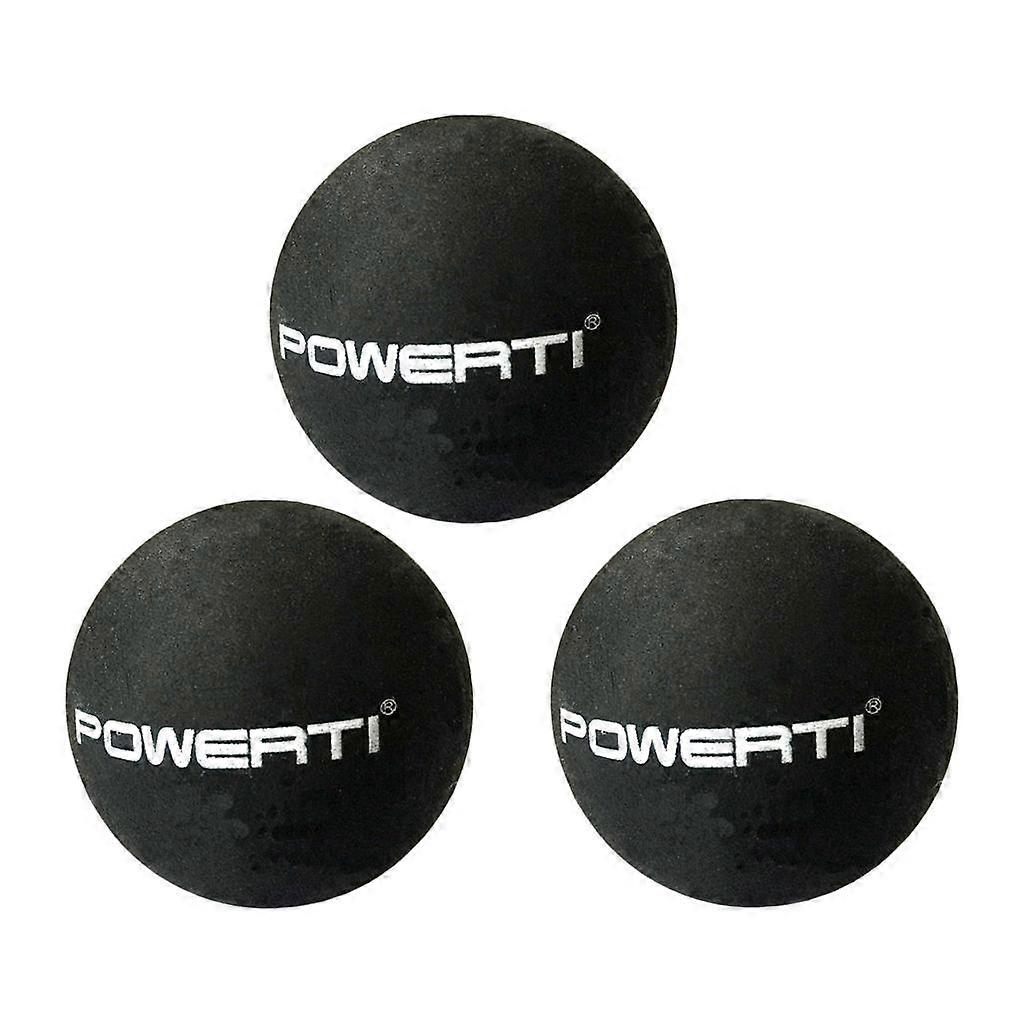 3 lot Squash Ball Double Yellow Dots Practicing Balls Replacement Training