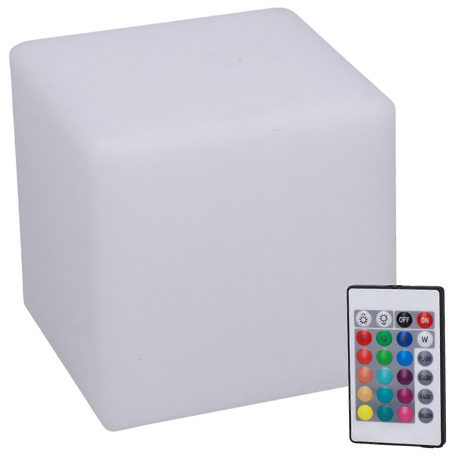 RGBW Adjustable LED Cube Lamp with 16 Colors and 4 Modes for Indoor Home, Bar, KTV, and Party Decor