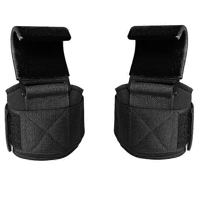 Heavy-Duty Training Wrist Wraps with Pull-Up Hooks and Palm Grip Straps