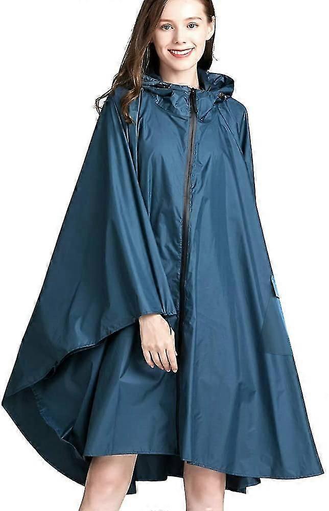 Impermeable ligero impermeable con capucha, reutilizable