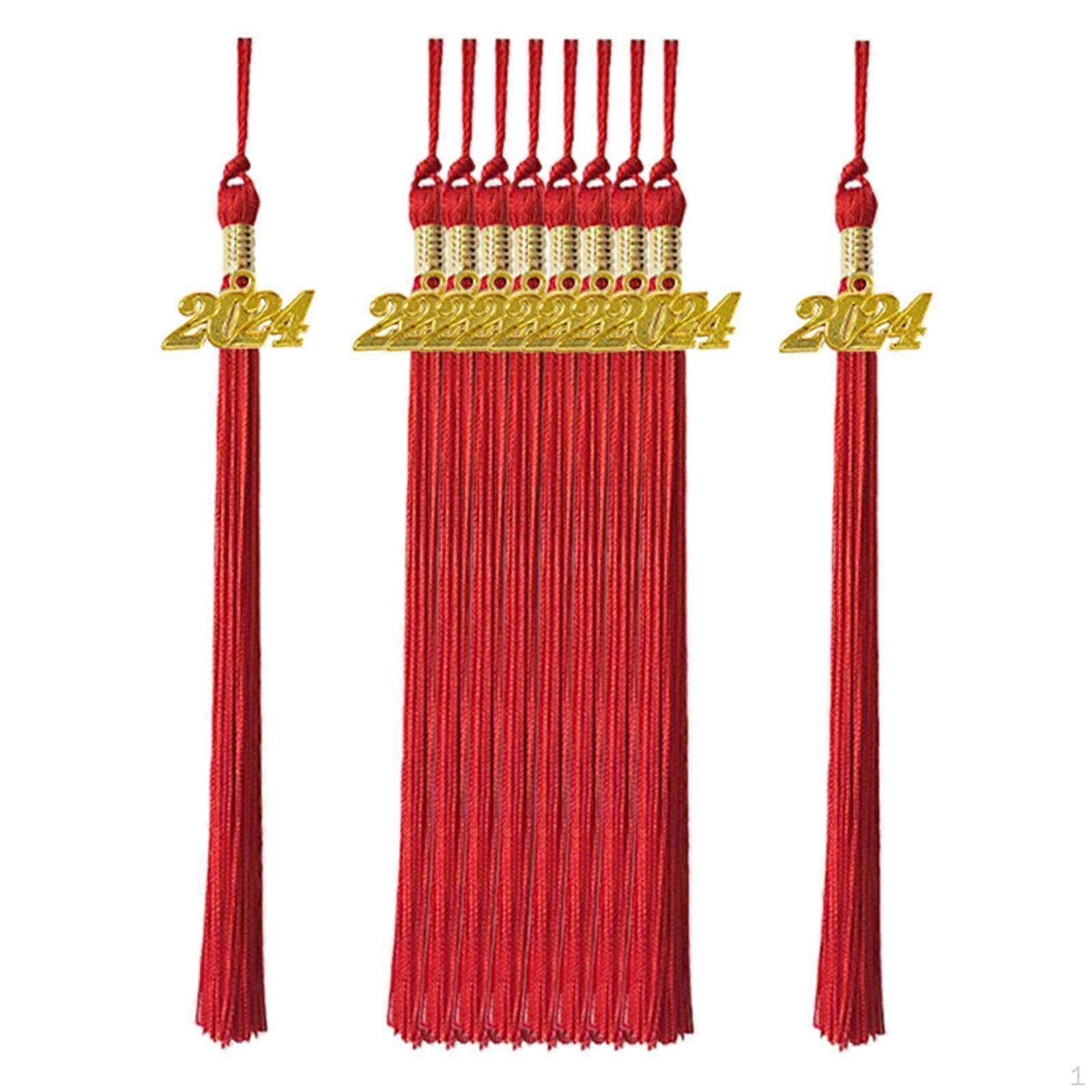 10pcs Graduation Cap Hat Tassel for Graduate Supplies, Party Tassels, Ceremony