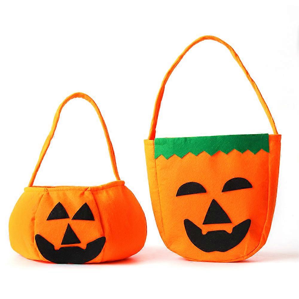 Reusability Halloween Candy Bucket, Durable Pumpkin Pattern for Seasonal Fun