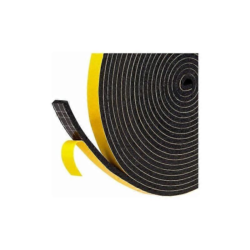 Adjustable Flexible Seal Strip, Multi-Function Rubber Foam Tape, 12mm x 6mm x 3M, for Various Insulation Projects