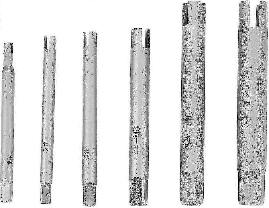 New Tap Puller Set, Steel Broken Head Tap Puller Screw Extractor (6 Piece)
