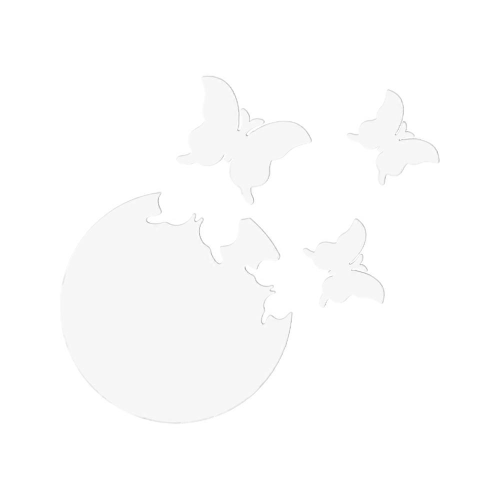 Butterfly Mirror Wall Art, 3D Acrylic Decoration