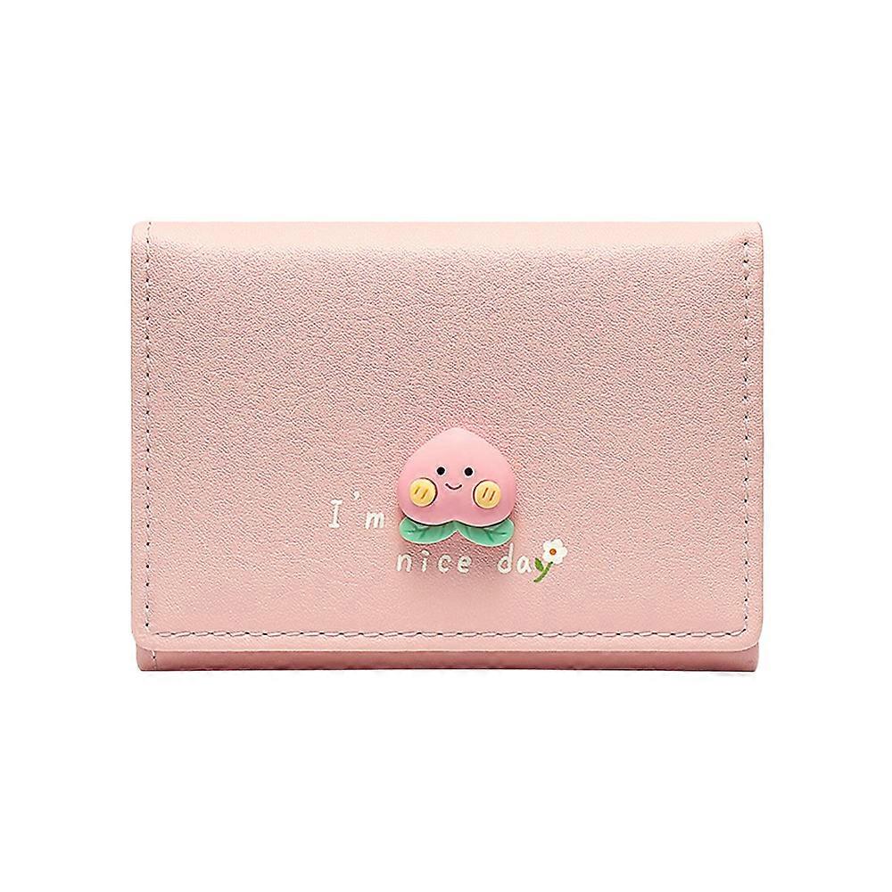 Charming Embossed Bow Bifold Wallet, Soft Pu Leather Wallet