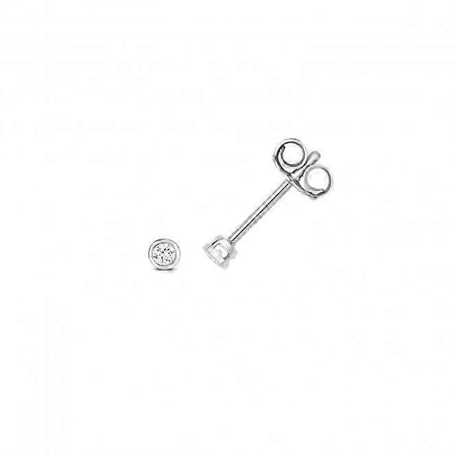 Diamond Jewellery 18K 白金钻石耳钉 EDQ345W