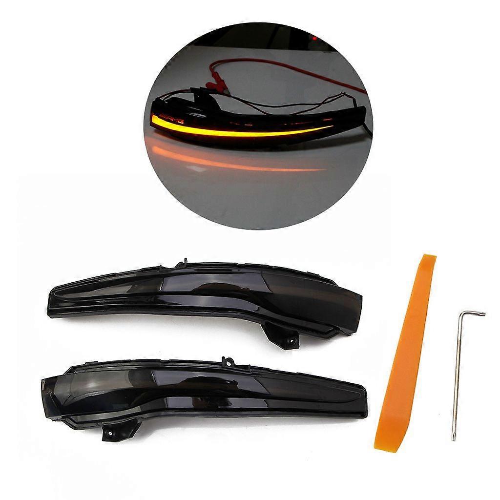Scroll LED Dynamic Turn Signal Light For Benz- S205 W205 Mirror Repeater Blinker