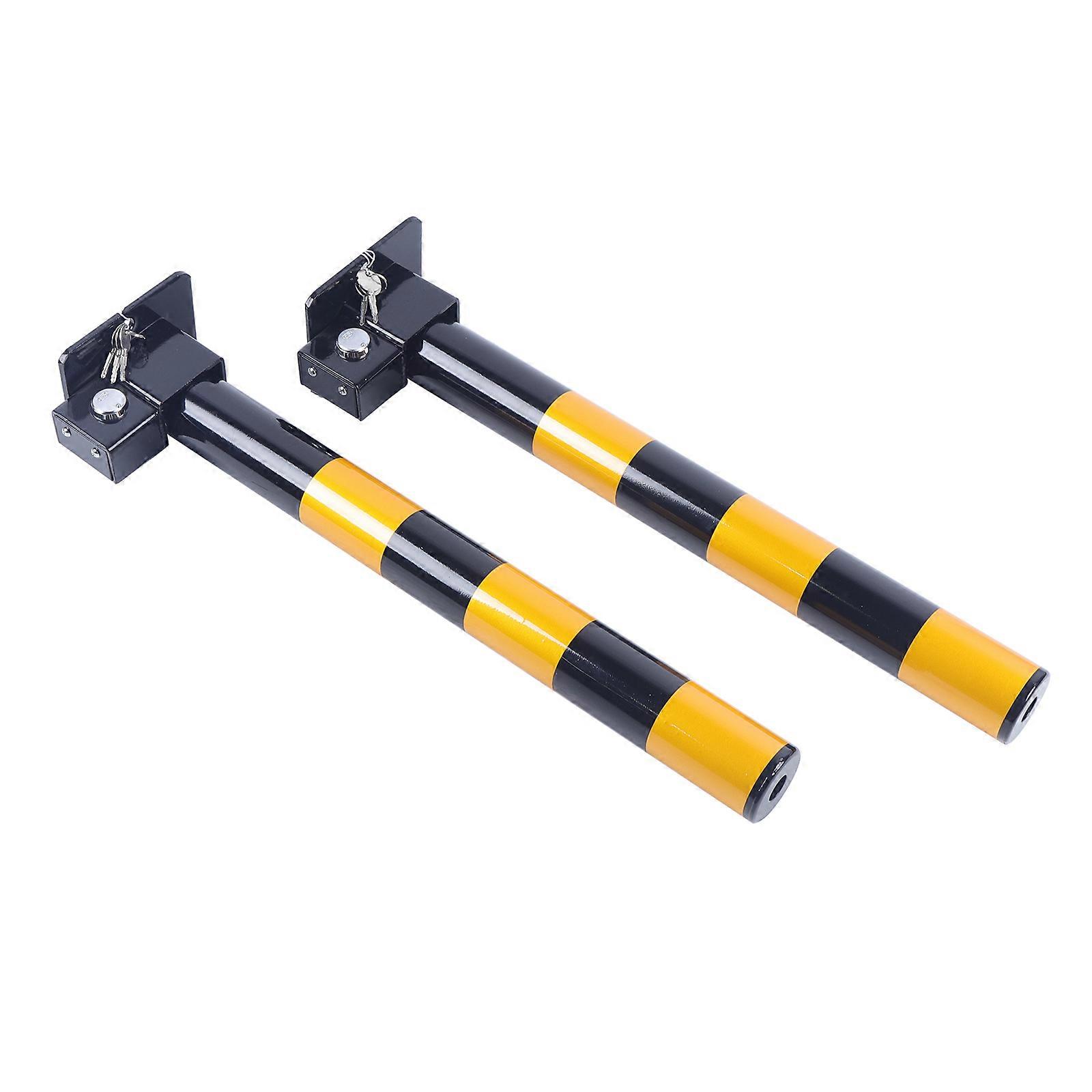 2PCS Parking Obstacle Pile Parking Post Outdoor Use