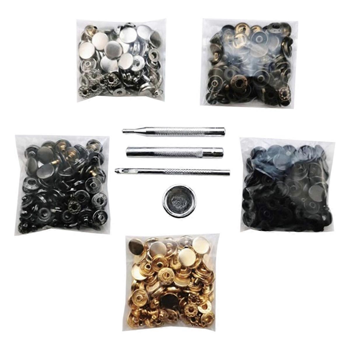 Metal Snap Buttons Sewing Accessories Snaps Button for Clothing C