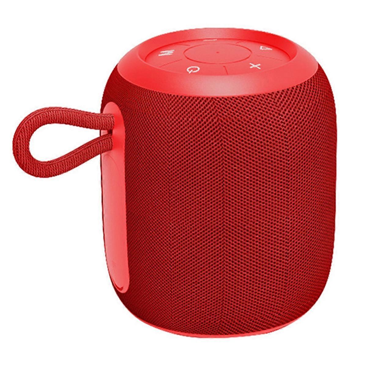 Outdoor Portable Bluetooth Speaker Wireless Small Subwoofer Red