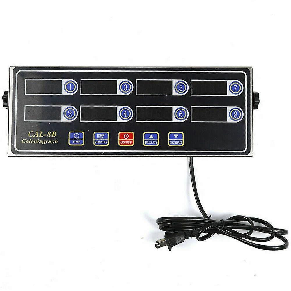 Commercial Kitchen Timers - 8 Digital Channel Timer with Loud Alarm for Cooking and Baking Reminder