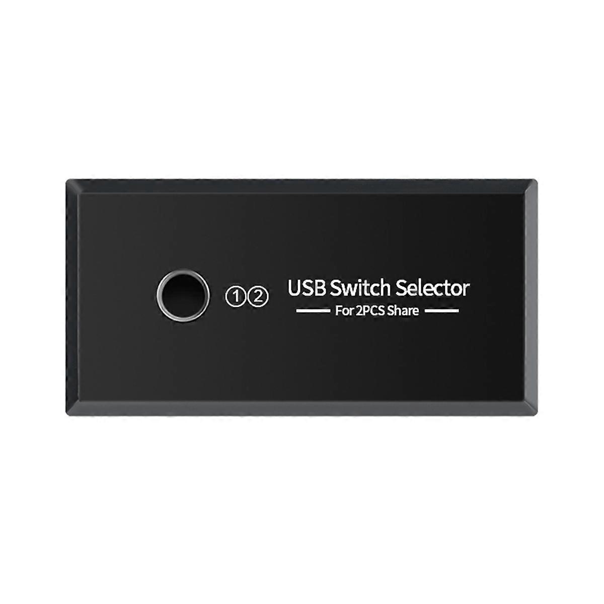 2 Inputs 4 Outputs USB Switch Adapter USB Shared Switcher for PC 2.0