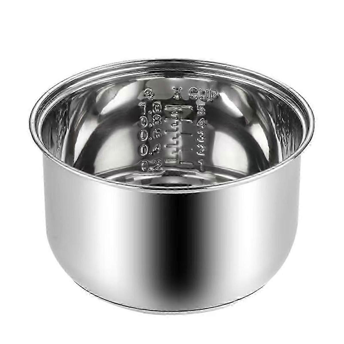 304 وعاء داخلي لطهي الأرز من الفولاذ المقاوم للصدأ ل Zojirushi NS-TSC10 (5.5 أكواب) استبدال طباخ متعدد