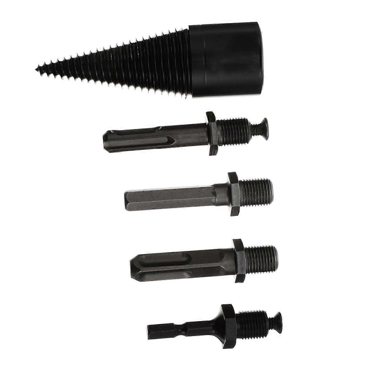 1 Set Wood Chopping Bit Firewood Drill Bit Firewood Log Splitter Cone Drill Bit