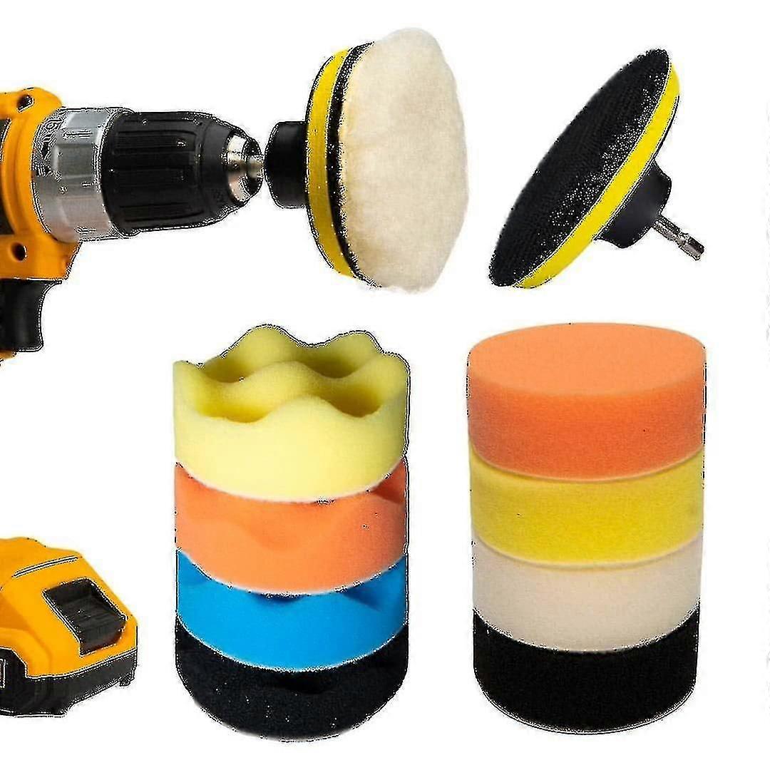 Buffing Pads 11 Pcs 3 Inch Car Polishing, Waxing, Compounding Sealing Glazes For Automative
