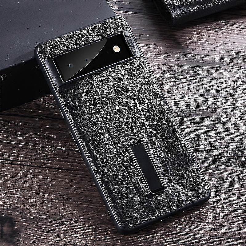 Leather Slim Thin Shockproof Phone Case Compatible Google Pixel 7 Pro/pixel 7 With Built-in Kickstand