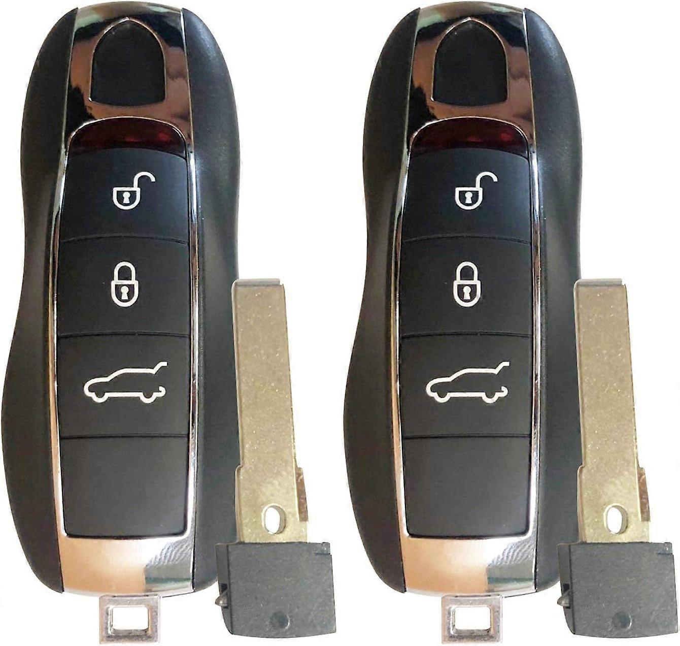 Keyless Remote Car Key Fob Replacement for Porsche 2010-2016 Cayenne 911 Boxster/ 2015-201
