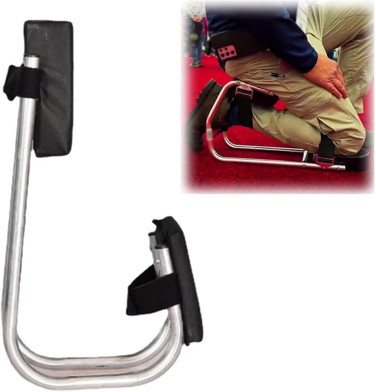 Kneeseat Knee Seat For Gardening Strap-On Kneeling Pad For Garden Work Labor-Saving Kneeling Device Black 1 Piece