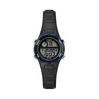 Kinder Timex Kids Tween Schwarz/Blau 26mm 3ATM Uhr TW2W92400