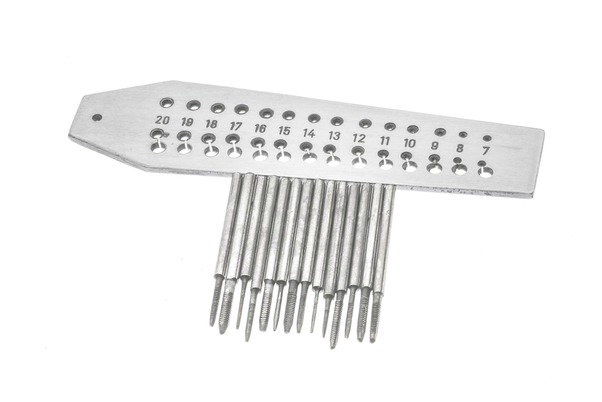 Metric Tap and Die Set 15 Pcs High Carbon Steel with Storage Case for Precision Metric Measurements