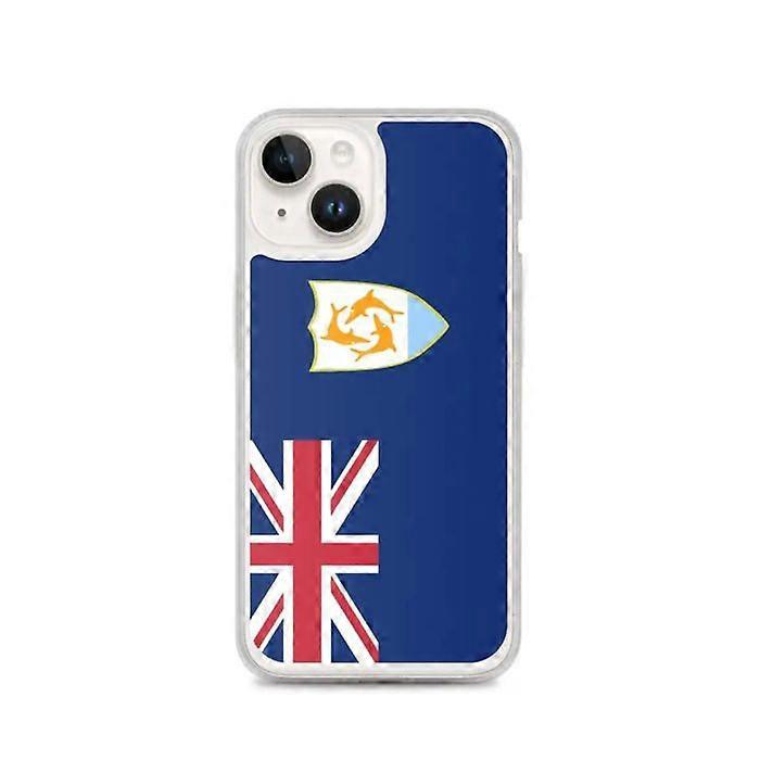 iPhone Case - Anguilla Flag - iPhone 14 - Soft Silicone - Slim and Lightweight Design - Maximum Protection