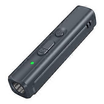 Lightweight Ultrasonic Dog Trainer Anti Bark Dog Stopper with Adjustable Frequency and LED Light for Night Use  Orange