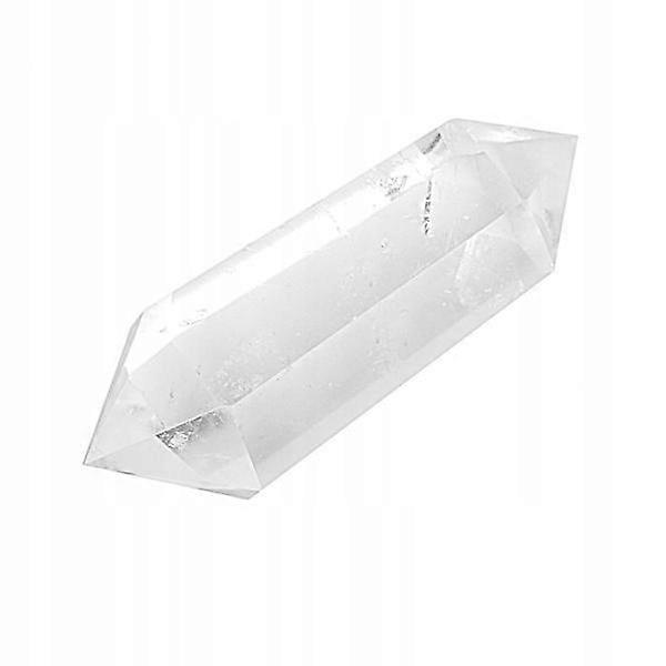Natural Clear Crystal Double Point Decor Packaging 4 Pcs