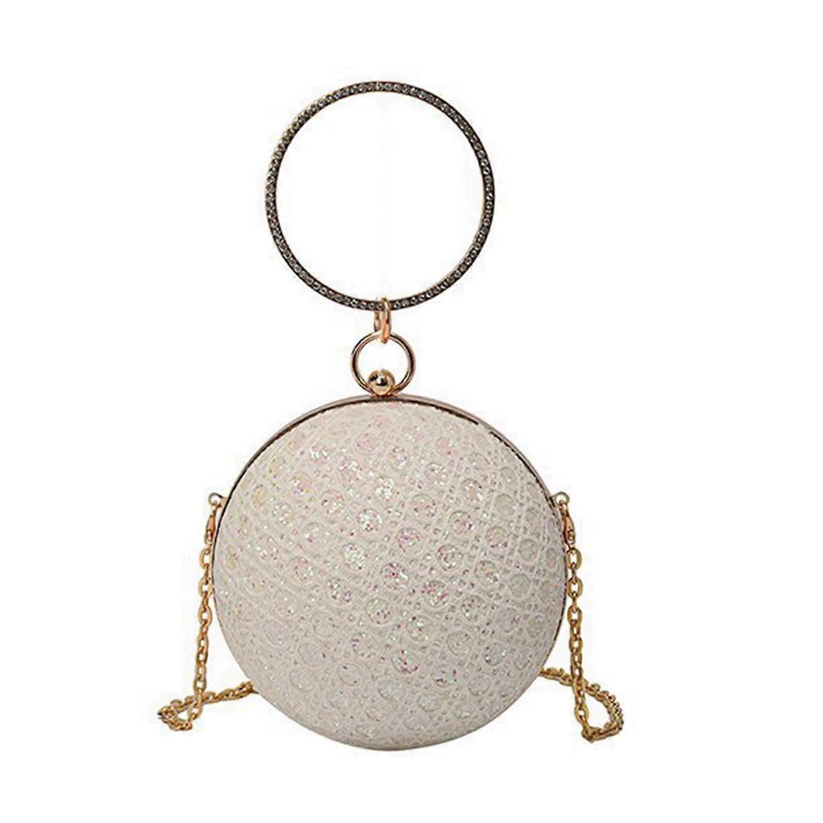 ファッションフォワード女性ショルダーバッグクラッチ財布ホワイトのためのトレンディで用途の広いクロスボディバッグ