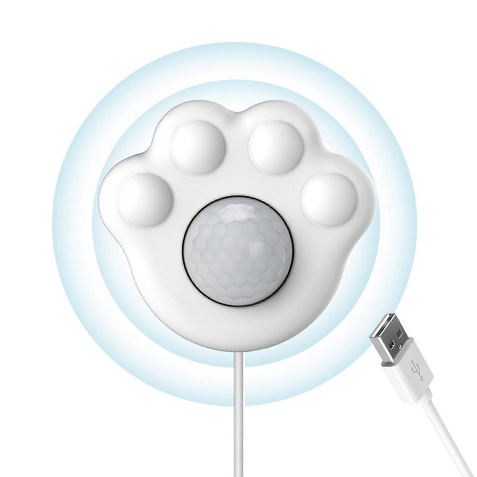 Auto Stop Motion Sensor for Pet Fountains Paw Shaped Smart Infrared Sensor for Pet Dog Cat Water Dispenser External Accs Multicolor