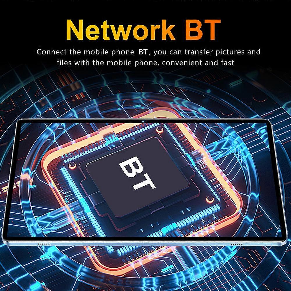 Tablet 6GB+128GB 10.1 inch 1960*1080 High-Clear Android13 4G Calling 10-Core MT6797 Processor 128GB Expandable Memory GPS WiFi BT Connection 6000mAh 